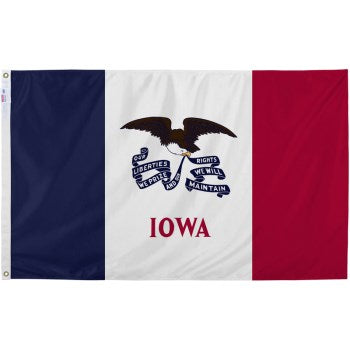 Valley Forge Flag Co IA3 3x5 Iowa Flag