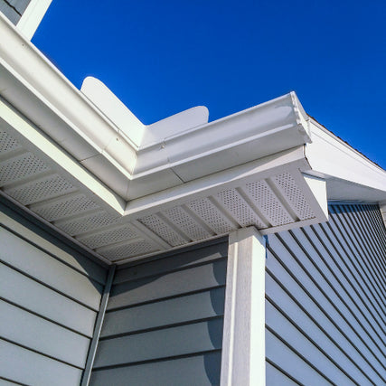 SidingBlue vinyl siding.